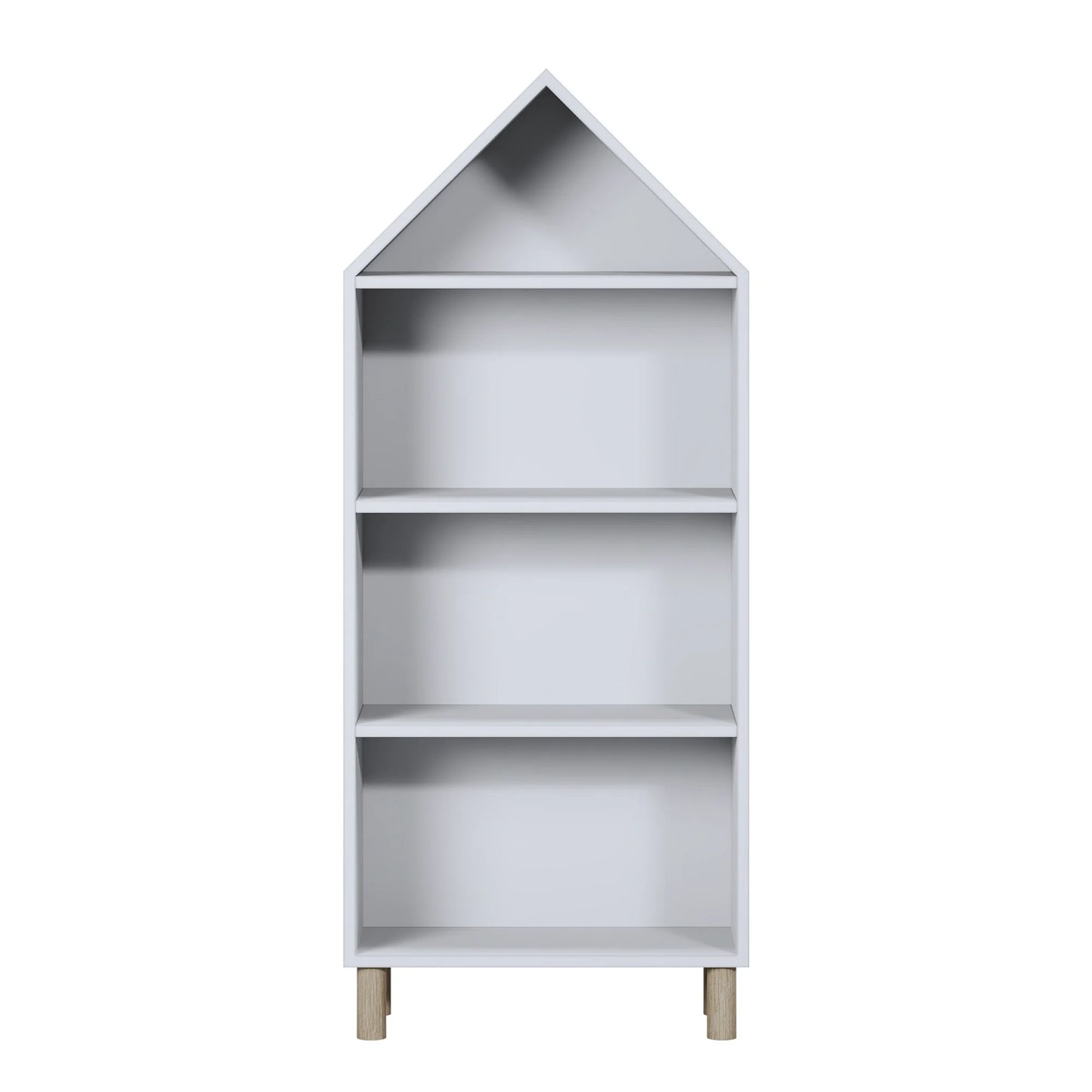 House of Happy, House Shaped Bookshelf, White
