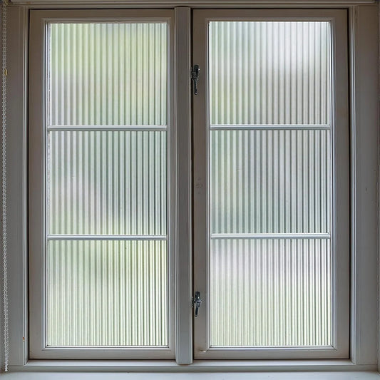 Frosted Window Sticker,3D Window Decals Non Adhesive for Bathroom Living Room Office