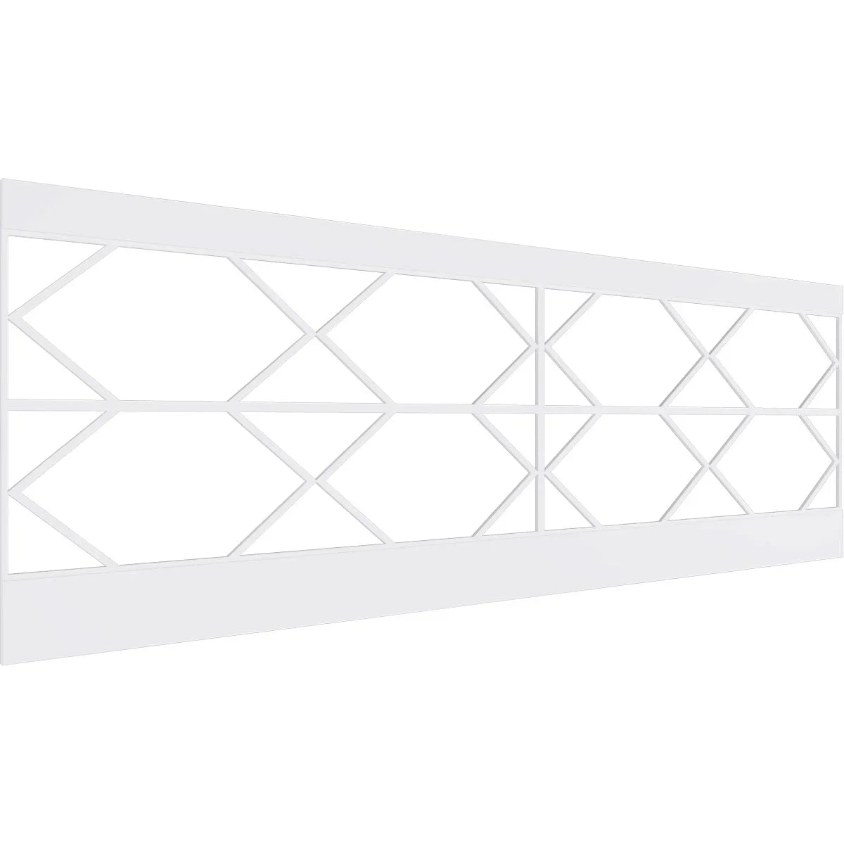 Ekena Millwork 32"H x 94 1/2"W Fraser PVC Wainscot Paneling Kit