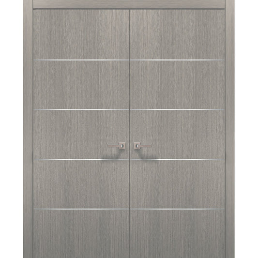 French Double Interior Doors 48 x 80 with Hardware