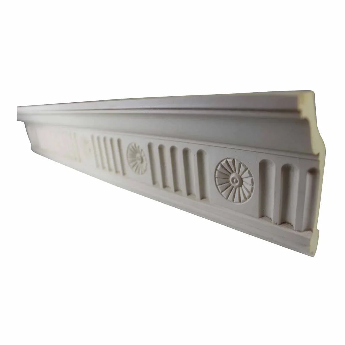 Ornate Cornice White Urethane 96" L | Renovator's Supply