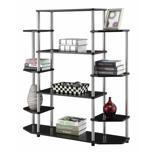 Convenience Concepts Designs2Go No Tools Wall Unit Bookshelf, Black