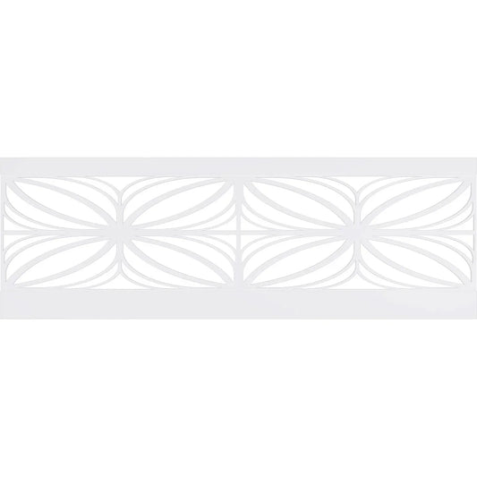 Ekena Millwork 32"H x 94 1/2"W Otis PVC Wainscot Paneling Kit